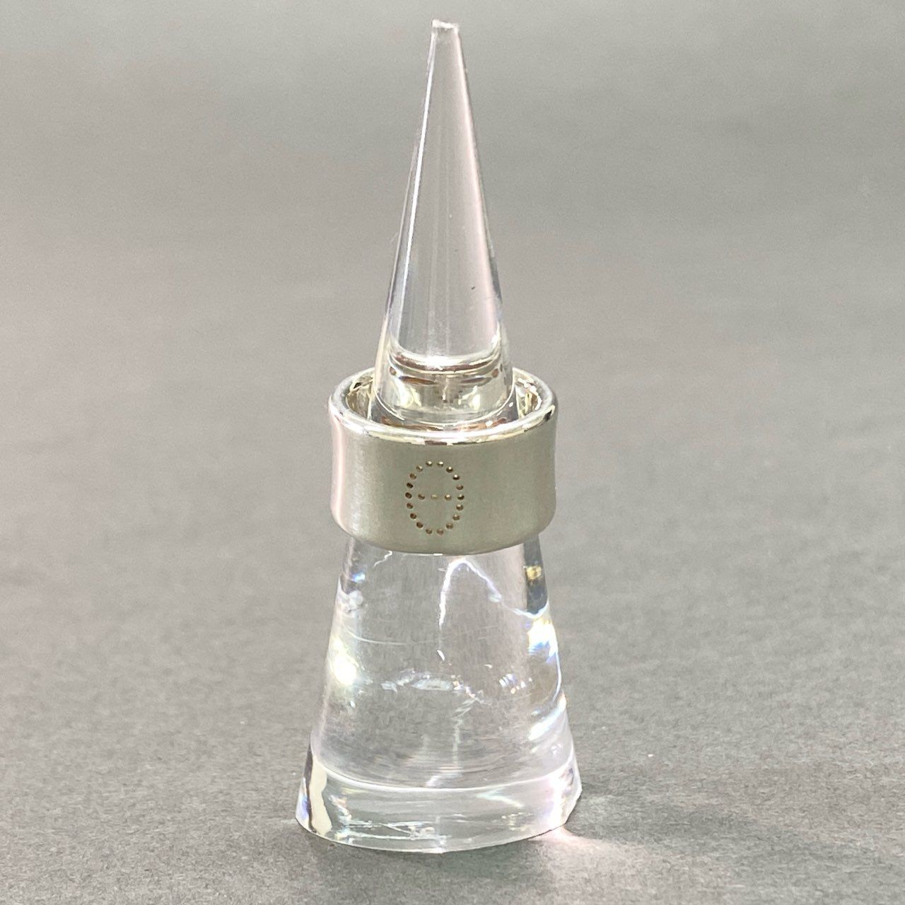 f4 HERMES エルメス エクリプス リュバン Hロゴ 刻印 リング 指輪  