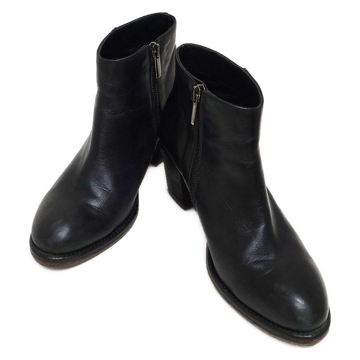 FABIO RUSCONジップショートブーツ38ョートブーツ (ブラック) ファビオ FABIO RUSCONジップショートブーツ38ョートブーツ (ブラック) ファビオ