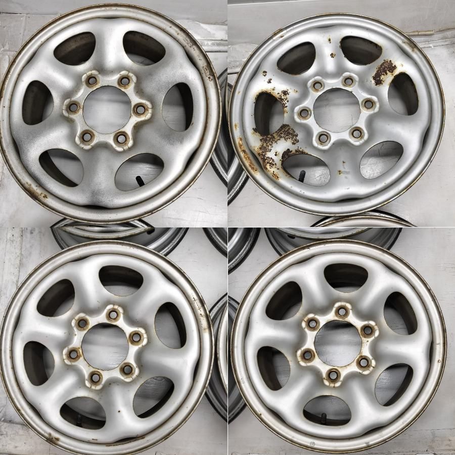 日産 ダットラ ダットサントラック 純正ホイール 【4本セット】15インチ 6穴 日産 ダットラ ダットサントラック 純正ホイール 【4本セット