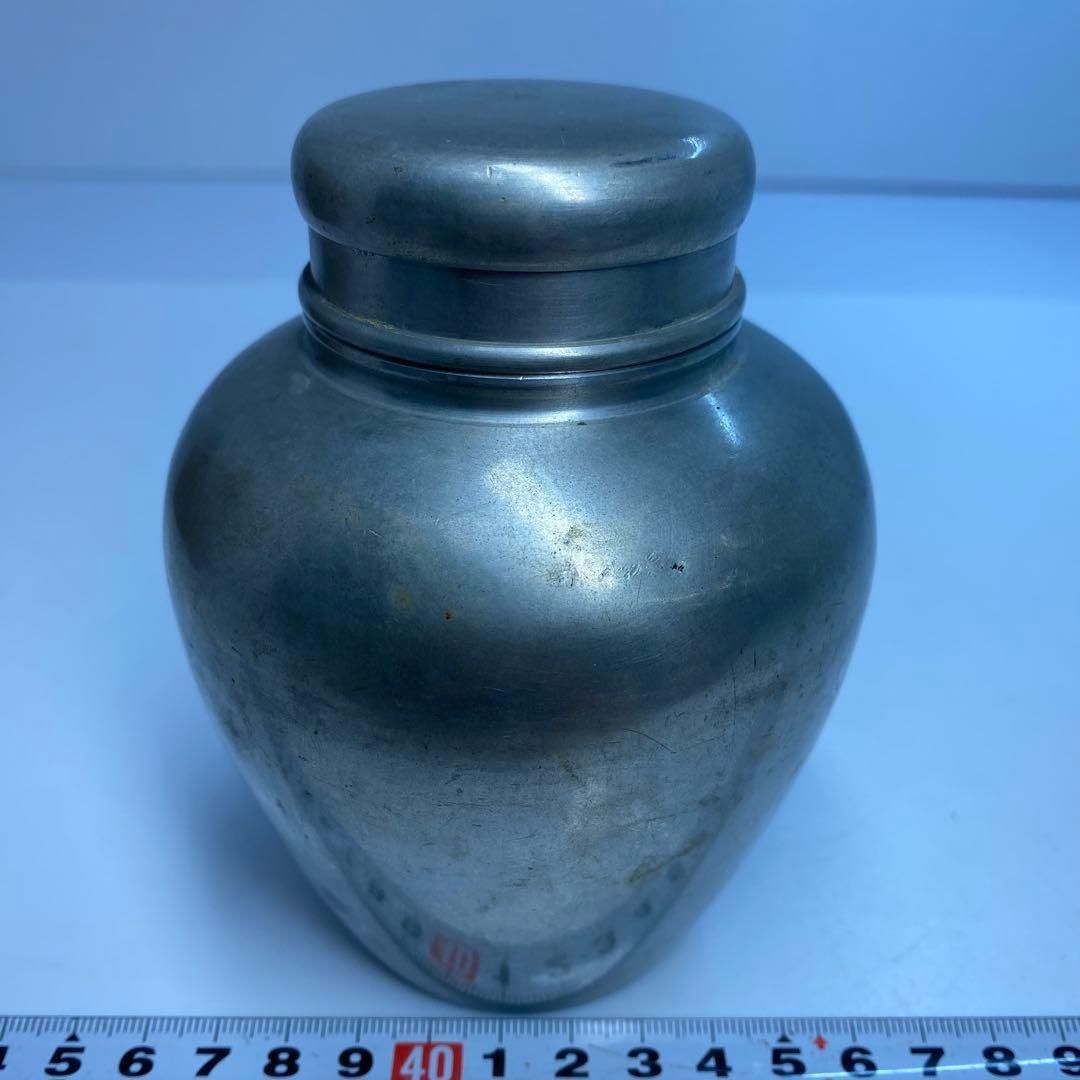 中国古玩 錫製 茶壺 トヒト 420g 東な6-0602