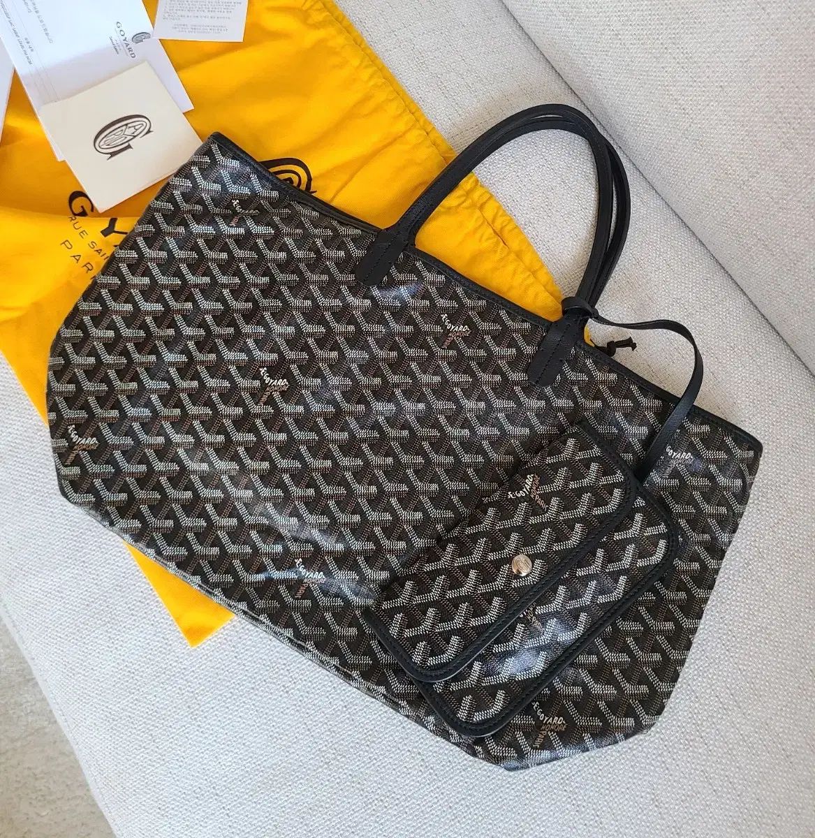 Goyard ゴヤール サン ルイ pm ブラック