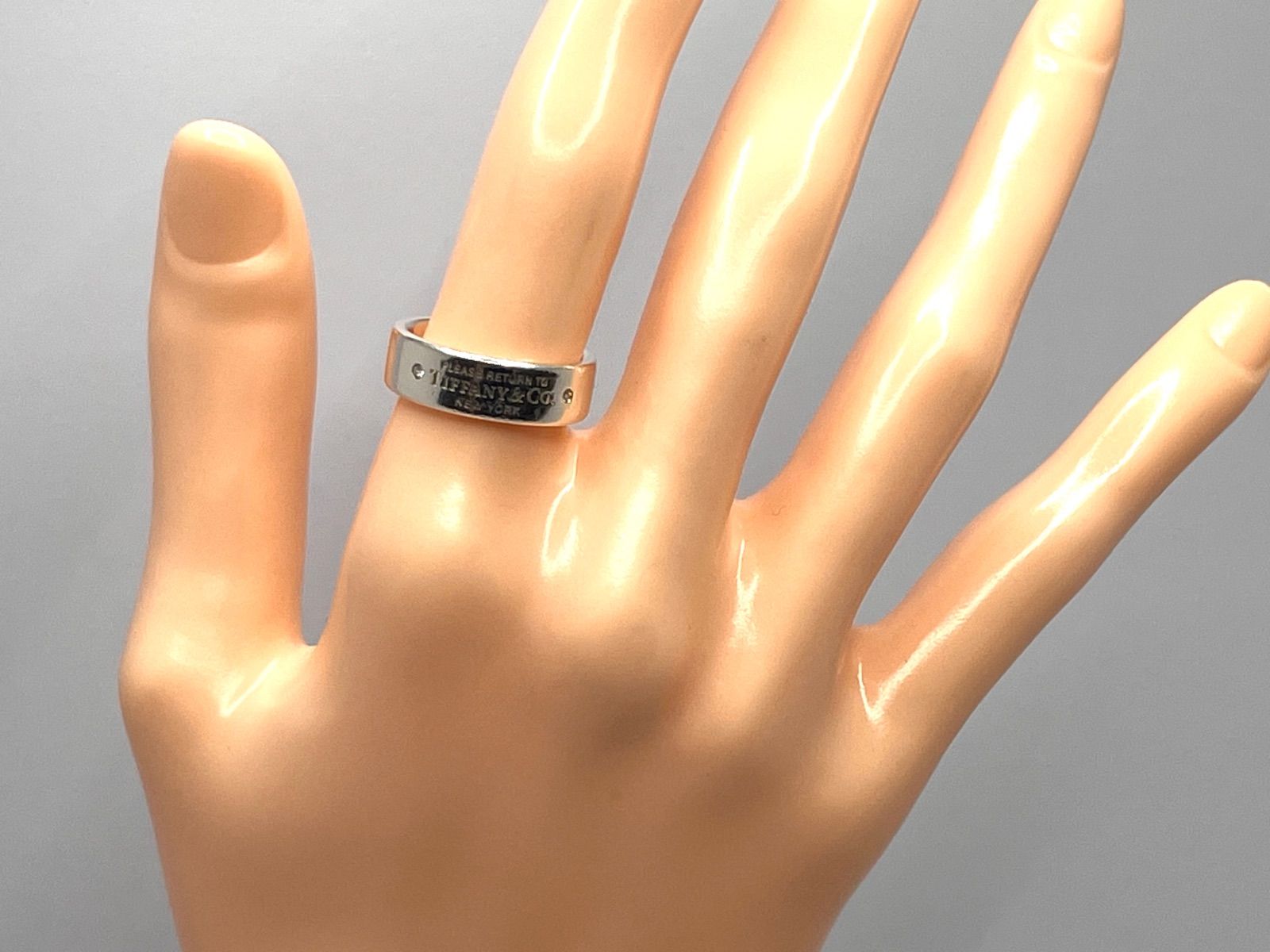 Tiffany&Co. リターントゥティファニー2Pダイヤリングシルバー