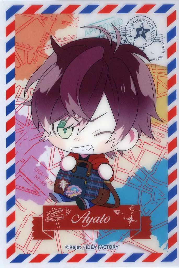 中古】キャラカード 逆巻アヤト クリアブロマイド 「DIABOLIK LOVERS