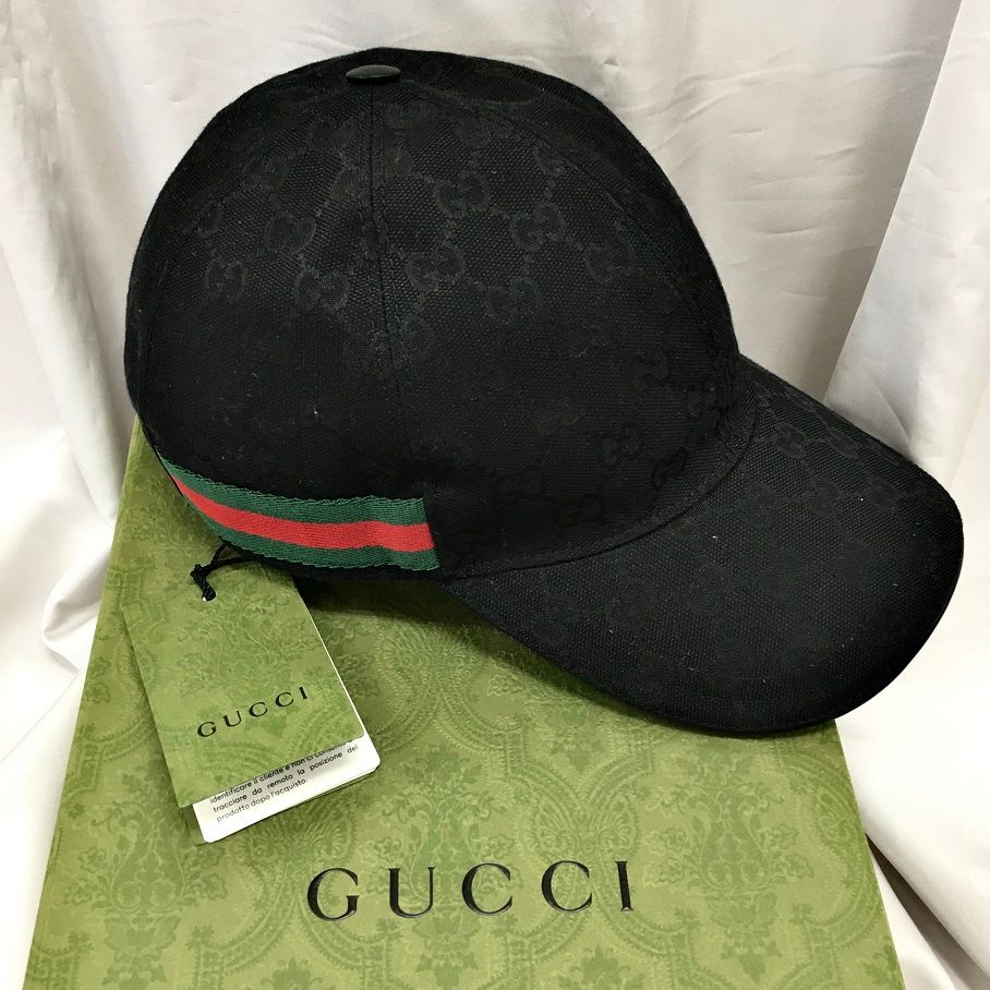 GUCCI グッチ 200035・202291 オリジナルGGキャンバス ベースボールCAP