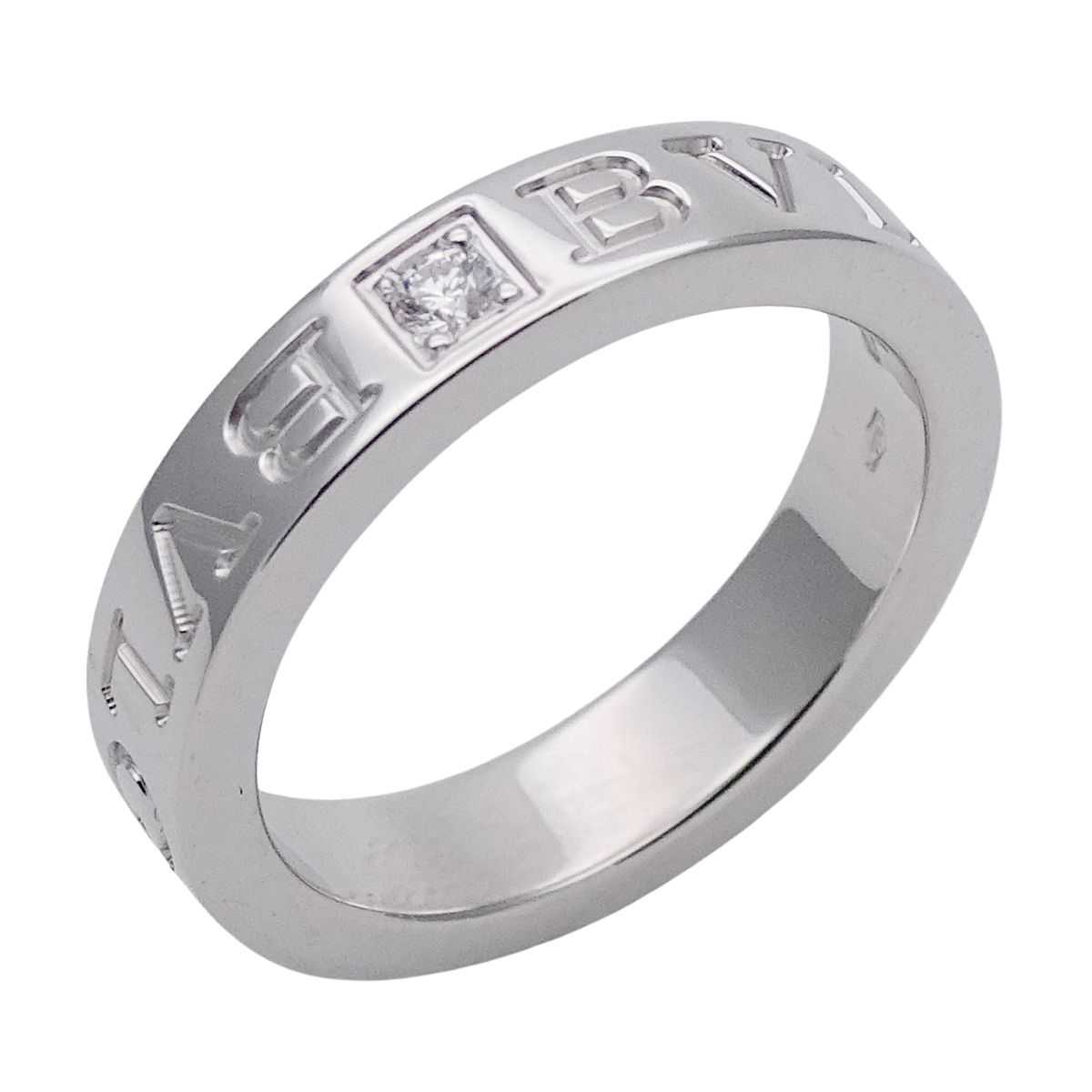 ブルガリ BVLGARI リング レディース ブランド 指輪 750WG 1P  