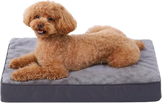 【在庫処分】KSIIA 犬 クッション 防水 犬ベッド 洗える 犬 ベッド 高反発 ペットベッド 通気性いい 犬用ベッド シニア犬 ベッド 高齢犬 ふわふわ 取り外せるカバー ケージ用 滑り止め 小型犬 