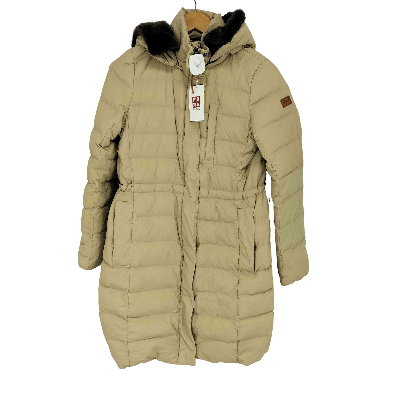 T/W　新品未使用タグ付　AIGLEエーグル　ダウンコート　ファーコート T/W 新品未使用タグ付 AIGLEエーグル ダウンコート ファーコート