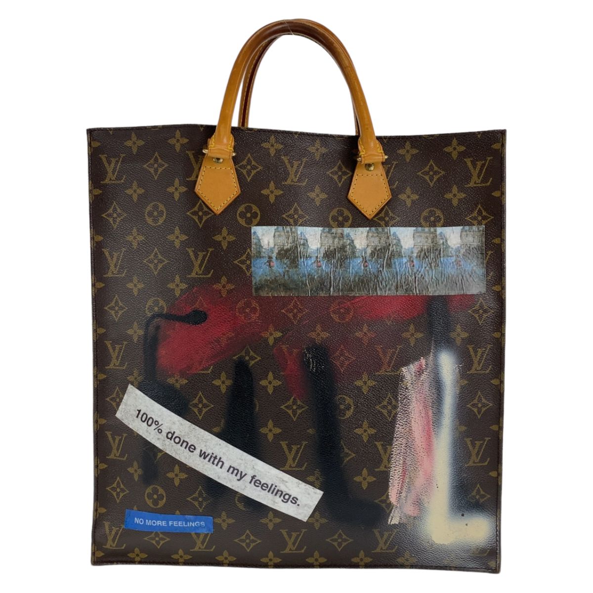 LOUIS VUITTON ルイヴィトン Guernica モノグラム サックプラ ブラウン 茶色 PVC M51140 一点物 トートバッグ  レディース 402938 【中古】【中古】 - メルカリ