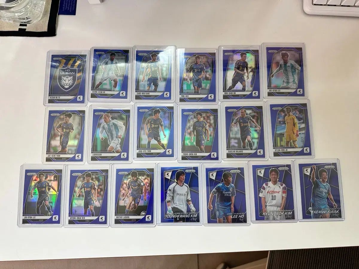 2025 蔚山現代 ウルサンゲンダイ FC ブルー 75 フルセット K リーグ Panini パニーニ プリズム サッカーカード