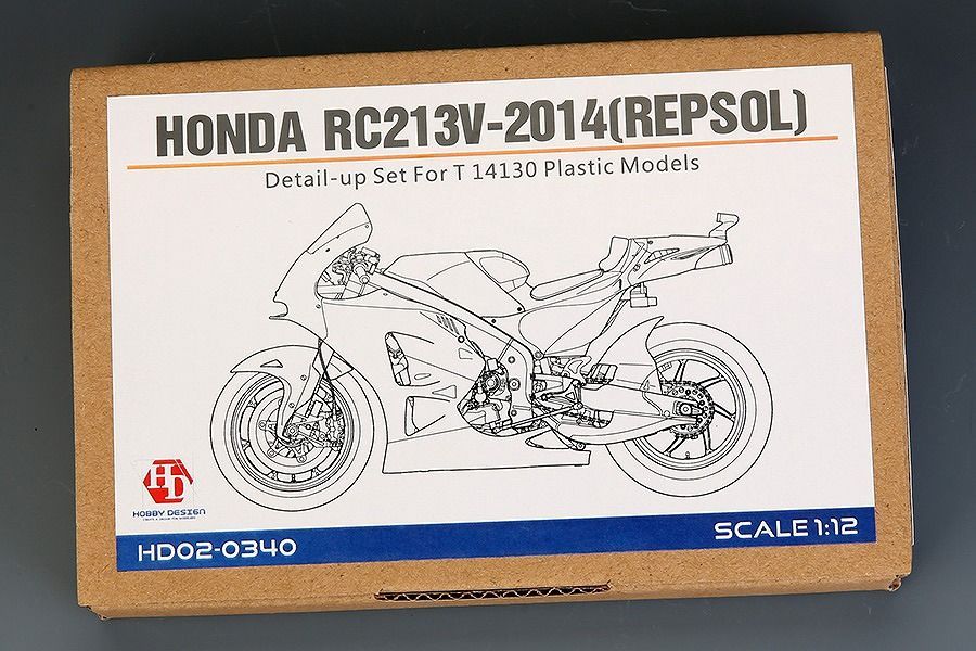 ホビーデザイン HD02-0340 1|12 ホンダ RC213V-2014 レプソル ディティールアップセット タミヤ14130用 エッチングパーツ メタルパーツ レジン