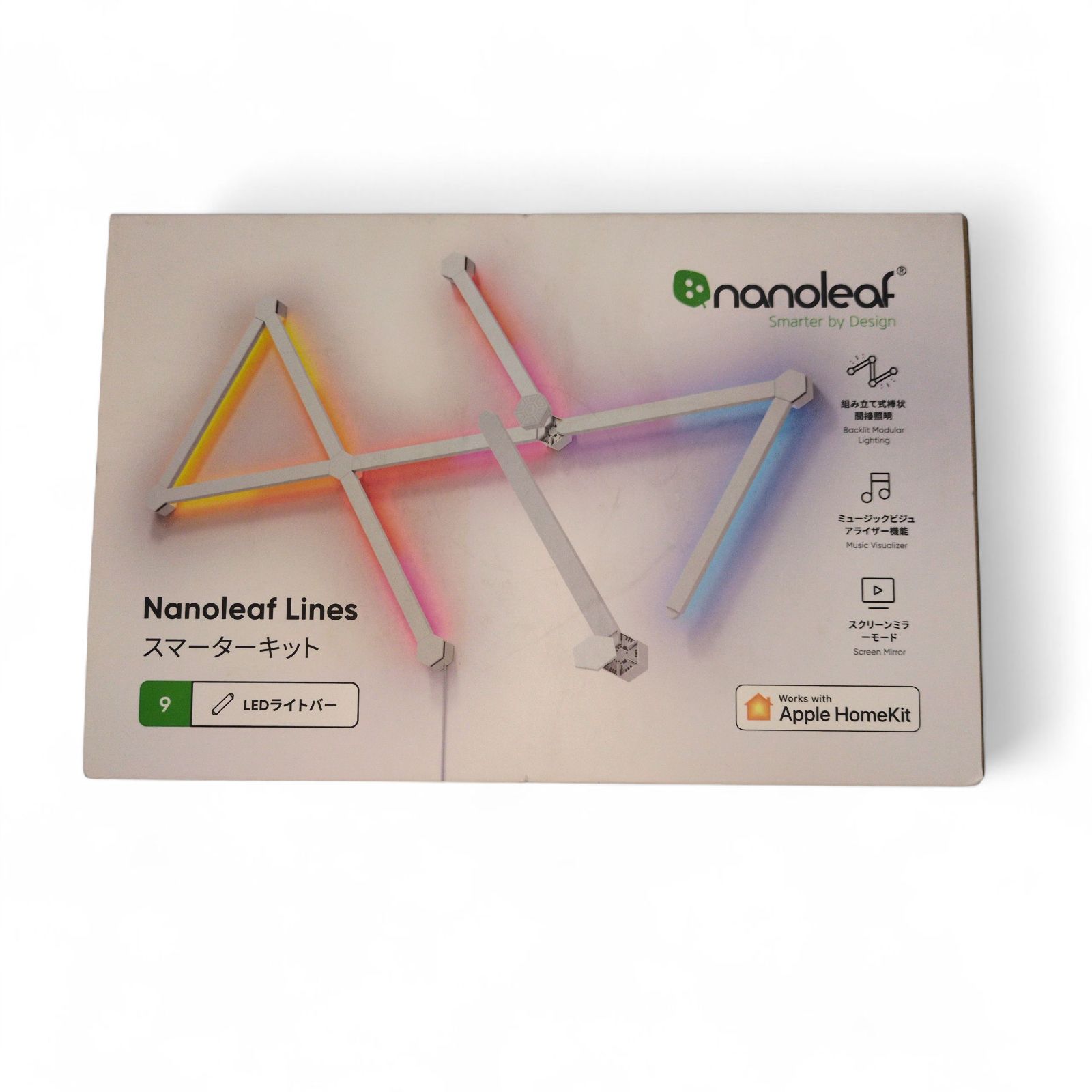 Nanoleaf Lines 60° スターターキット 9本入り NL59-K-0006LW-9PK ナノリーフ