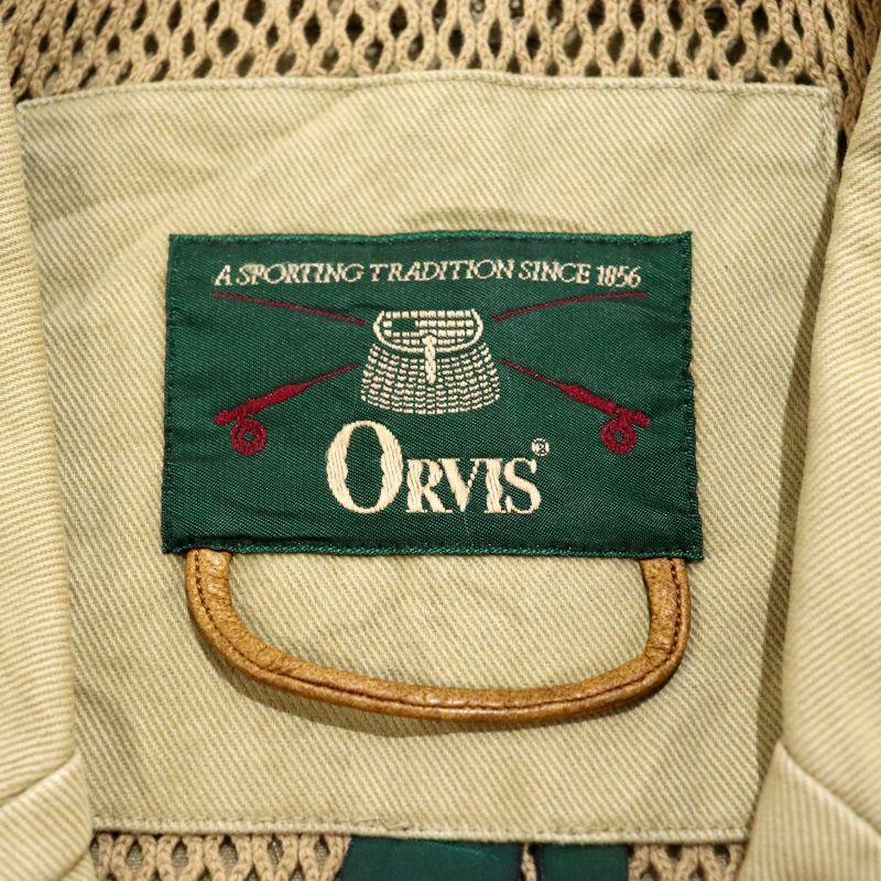 90s vintage ORVIS ハンティング レザーエルボーパッチ コットンツイル