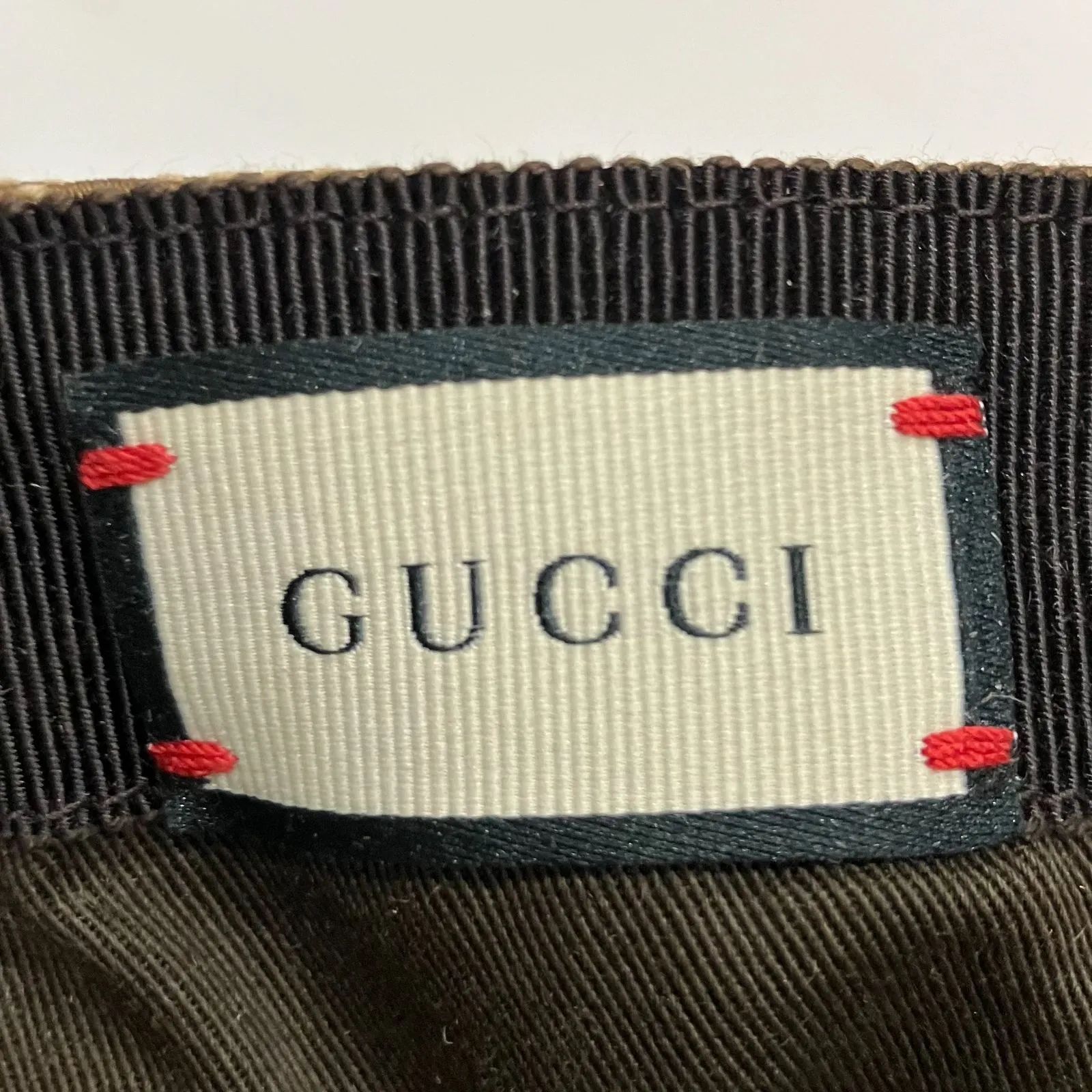 【未使用品】GUCCI GGキャンバス シェリーライン ベースボールキャップ GUCCI グッチ ベースボールキャップ GGキャンバス シェリー