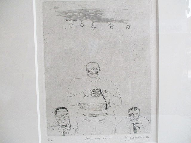 other - 山本容子 初期版画作品「Peep & Peel」1979年 美術品・アンティーク・コレクション 山本容子 初期版画作品 Peep