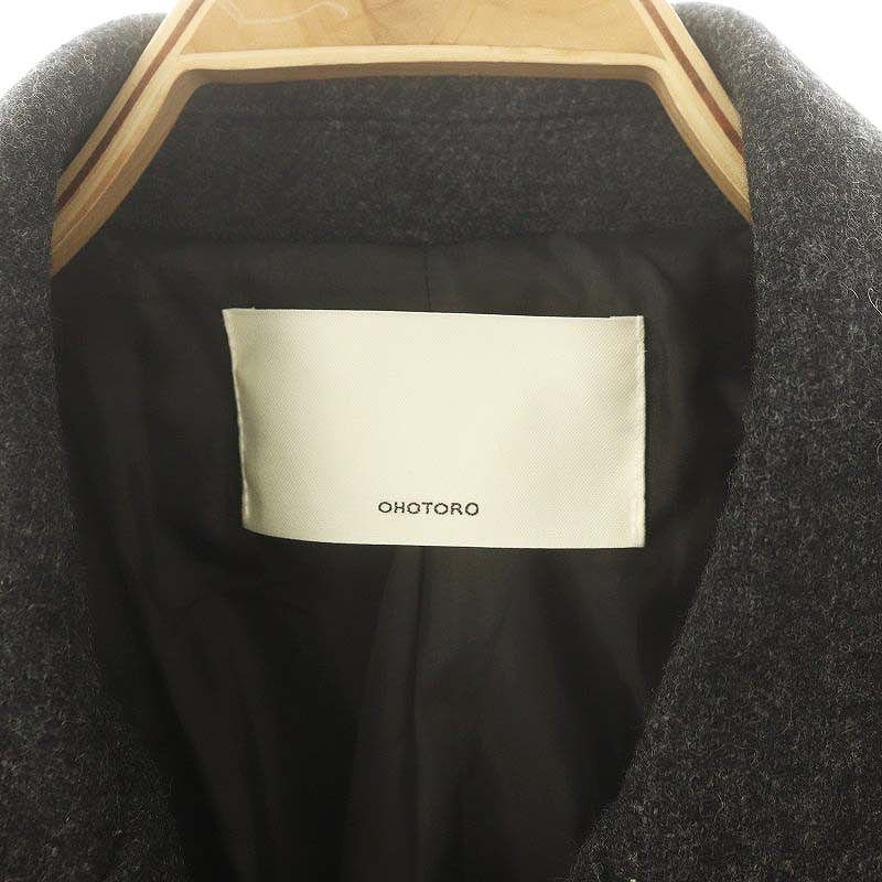 オオトロ OHOTORO double half coat コート チェスター ウール  