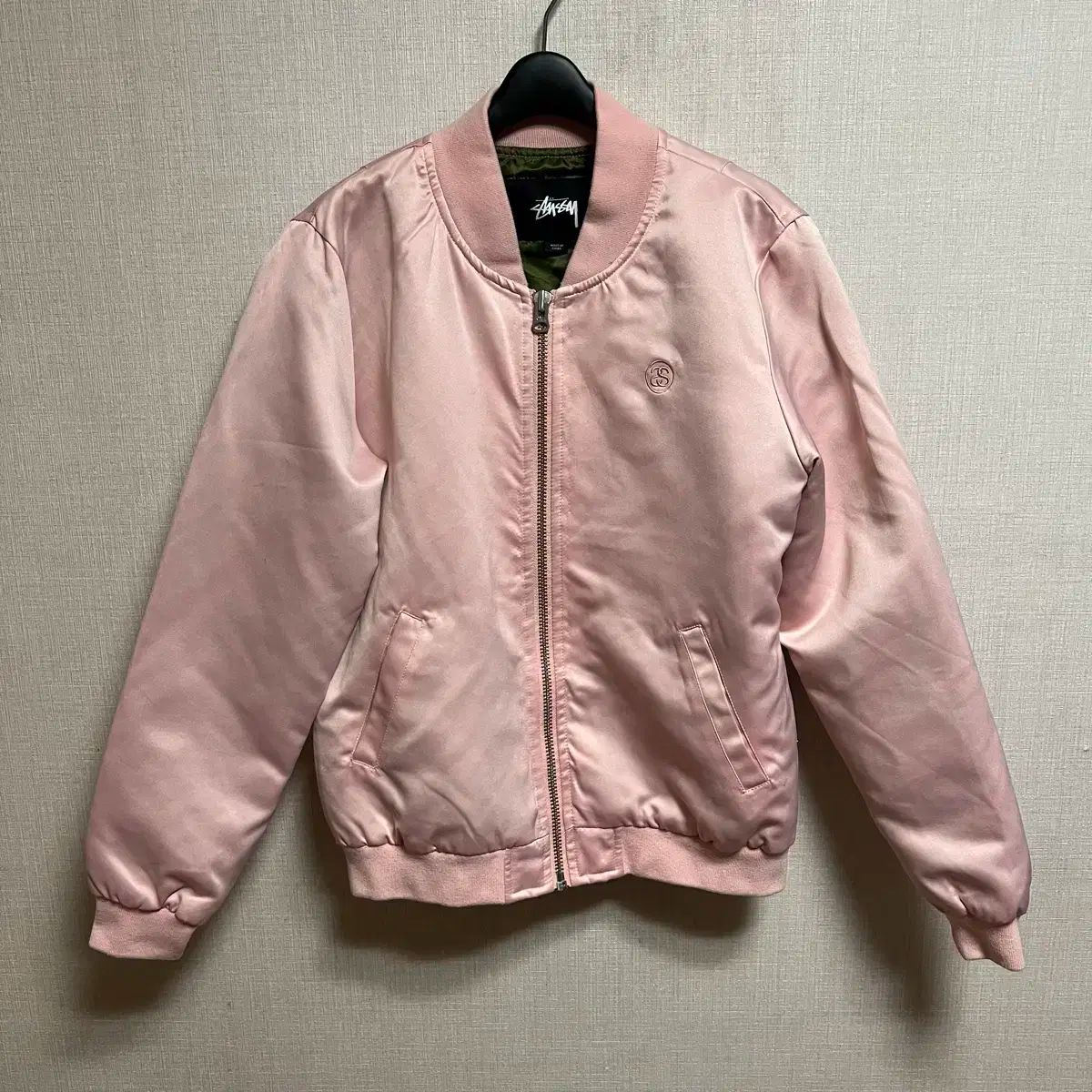 STUSSY ジャケット メンズ JACKET MA-1(stussy JKT ステューシー PINK 