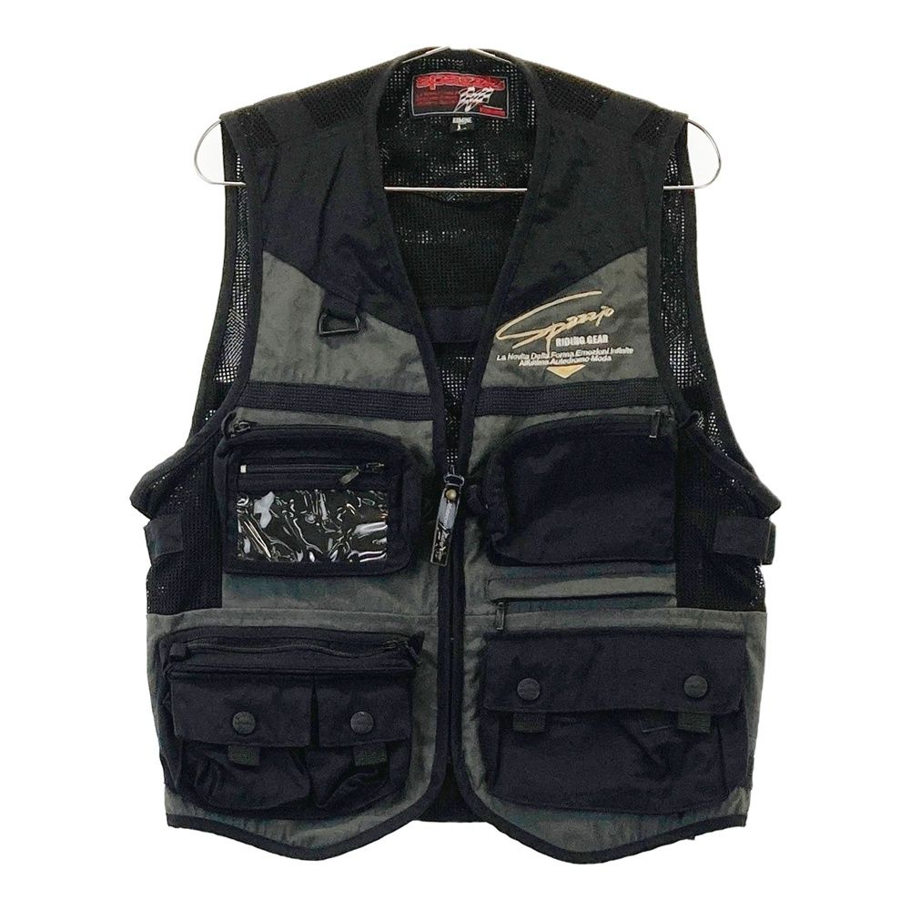 KOMINE メッシュレザー　ベスト　半袖　 M 黒白 楽天市場】【公式】コミネ KOMINE JK-167 レザーメッシュR