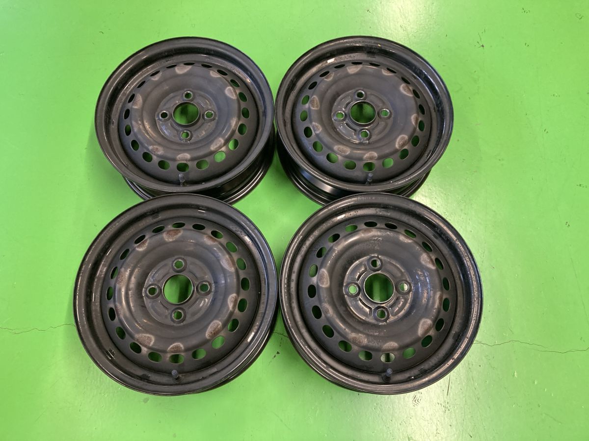 HONDA　NBOX JF3 14インチ スチールホイール 4本セット ホンダ JF3 JF4 N-BOX 純正 14インチスチールホイール 4本SET