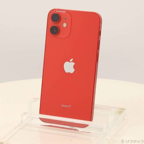 中古品〕 iPhone12 mini 64GB プロダクトレッド MGAE3J／A SIMフリー