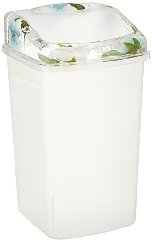 ダストBOX パシフィックGLD ダストBOX アクリル水中花 ホワイト&ブルー 約5L 58804