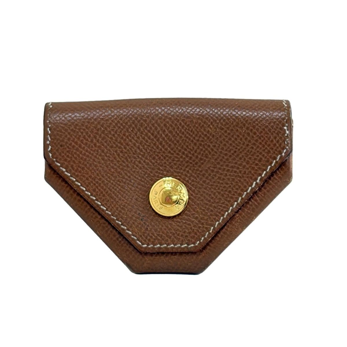 HERMES エルメス コインケース ヴァンキャトル ゴールド