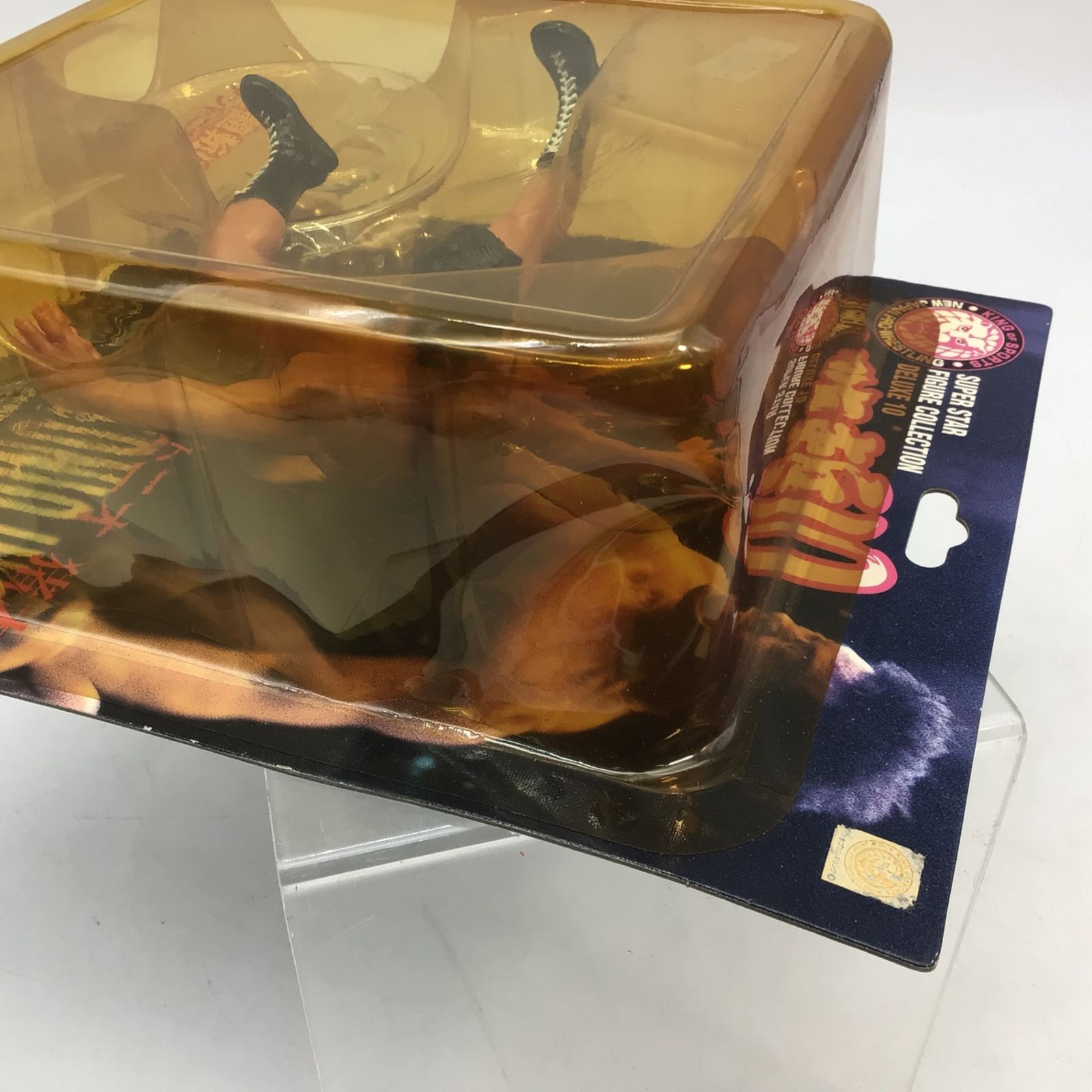 10081 【未使用保管品】アントニオ猪木 フィギュア 延髄斬り 台座付き