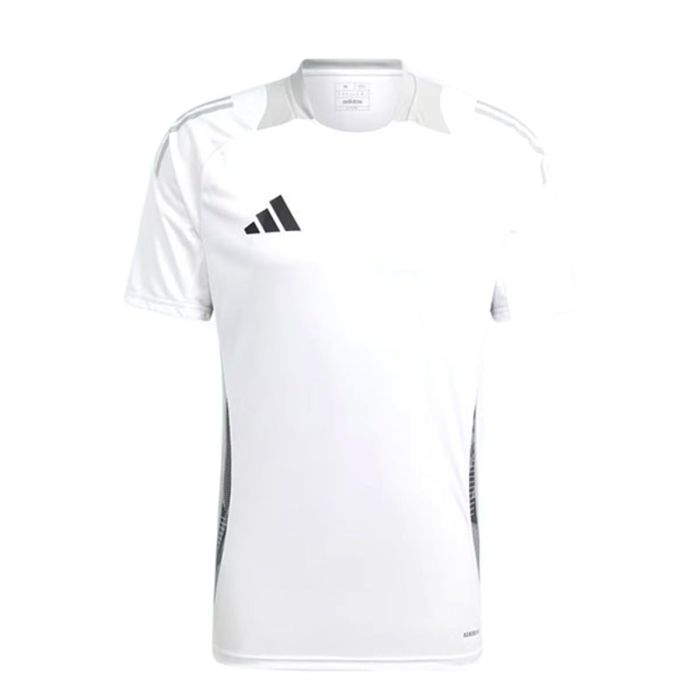 【新品・4営業日で発送】ADIDAS アディダス 41_TIRO24_トレーニングシャツ (HAP66) 色 : WHT／GRYツー サイズ : J／M 