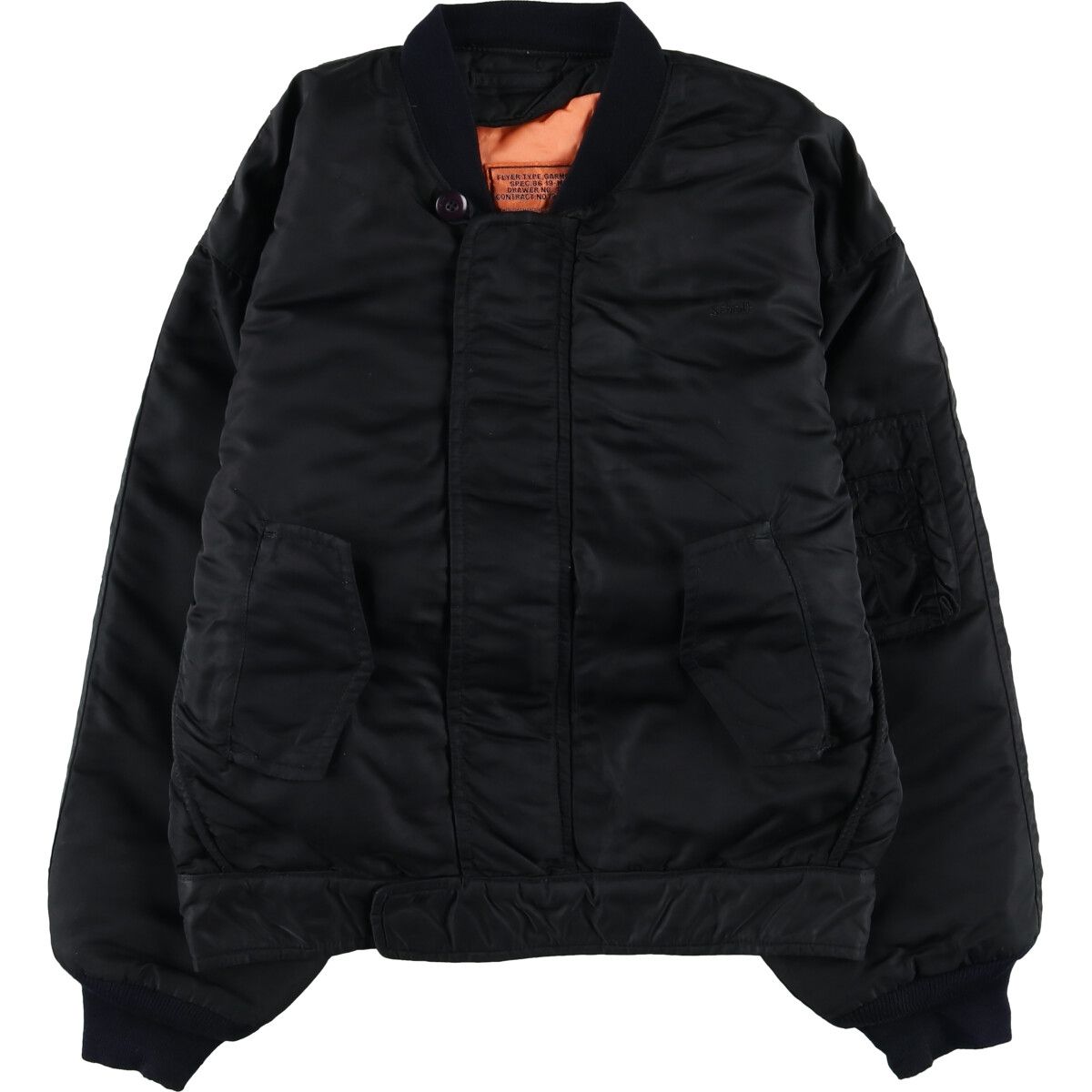 【訳あり】Schott ショット MA-1 フライトジャケット ショート丈 古着 schott - Schott ショット MA-1 フライトジャケット ミリタリー