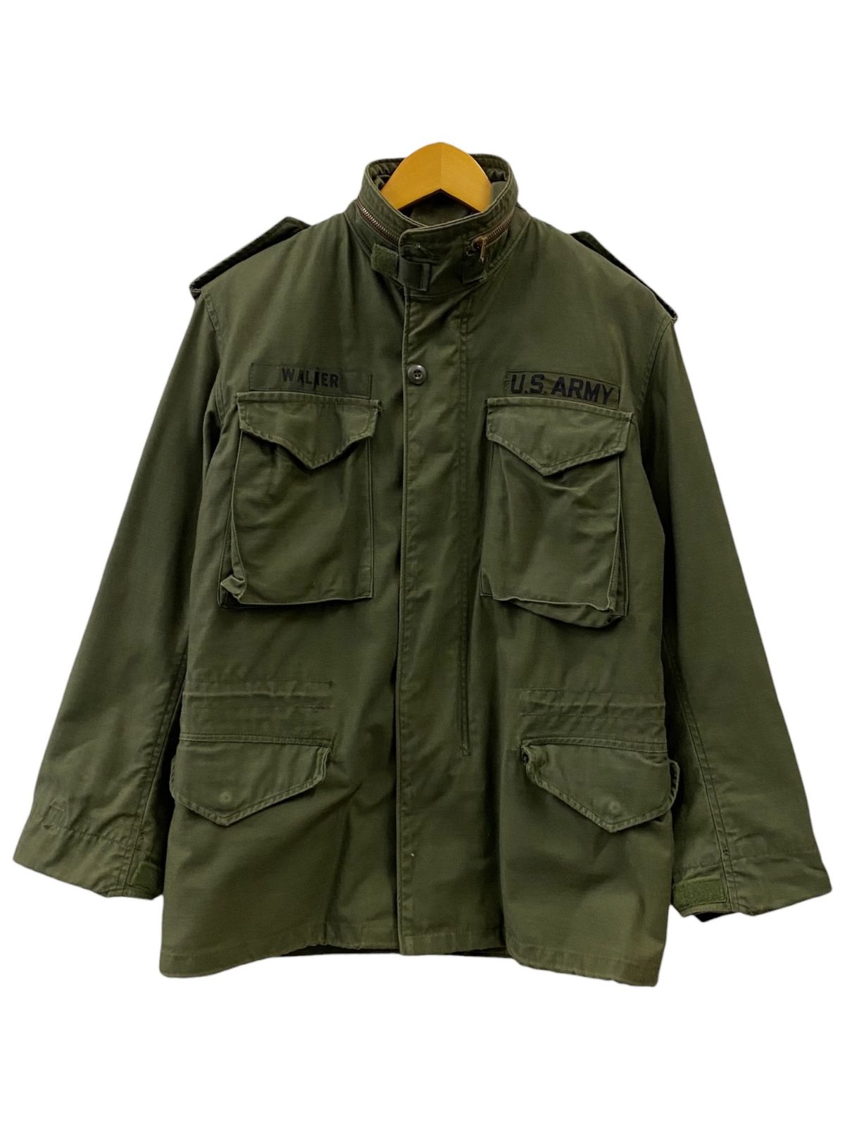 ALPHA INDUSTRIES (アルファインダストリーズ) M-65 U.S.ARMY フィールドジャケット ミリタリー DLA100 81 C 3071 S オリーブ メンズ/078