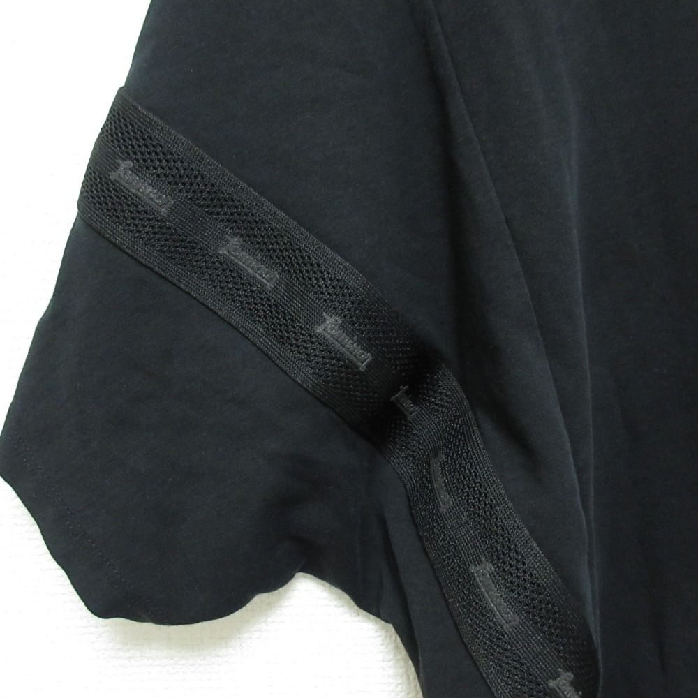 美品 HERNO ヘルノ ギャザーヘム フレンチスリーブ カットソー プルオーバー サイズ42 ブラック レディース 古着 中古 美品 HERNO ヘルノ ギャザーヘム フレンチスリーブ カットソー