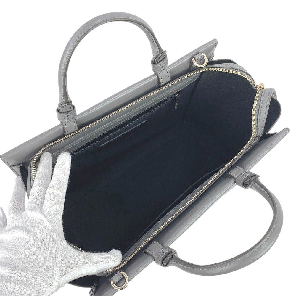 □未使用□ フルラ エマ M 2way トート ハンド バッグ カーフ レザー  