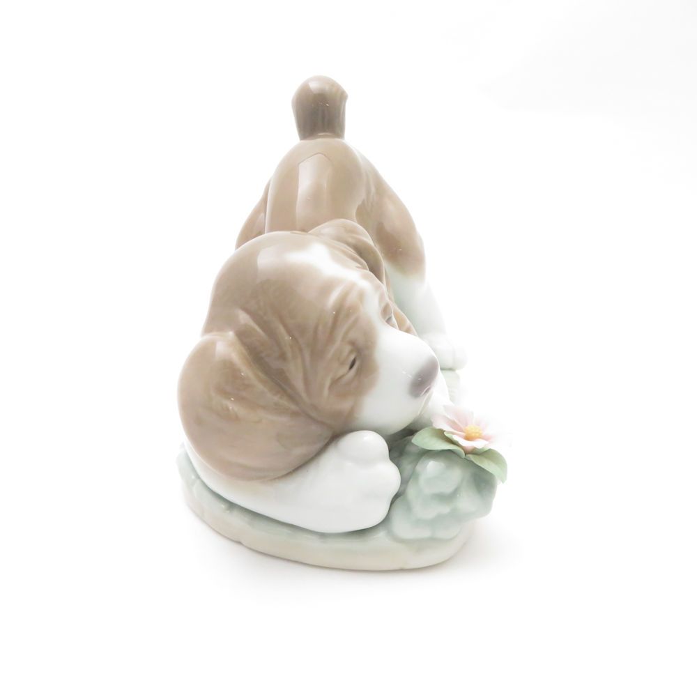 【LLADRO】くんくん、いい匂い　絶版品　専用箱付き LLADRO】くんくん、いい匂い 絶版品 専用箱付き LLADRO