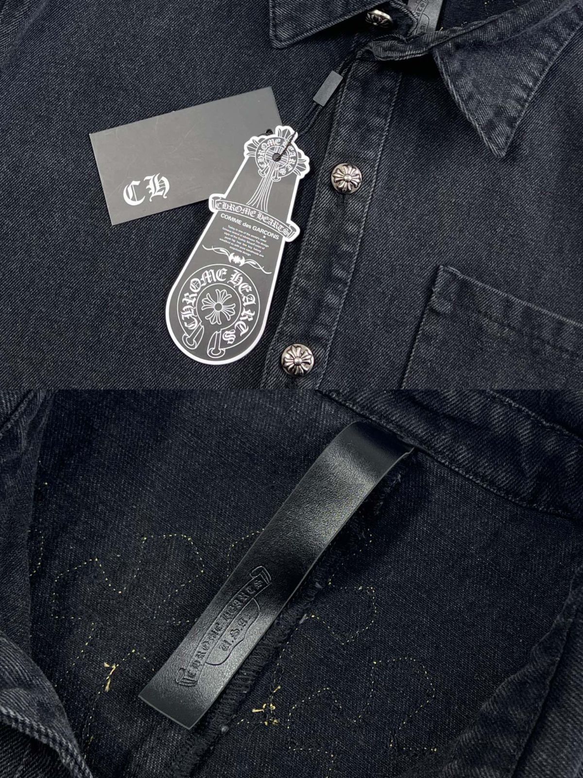 ChromeHearts chクローハート背中十字架デニムジャケット