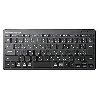 【中古】エレコム キーボード ワイヤレス (レシーバー付属) パンタグラフ ミニキーボード ブラック TK-FDP098TBK