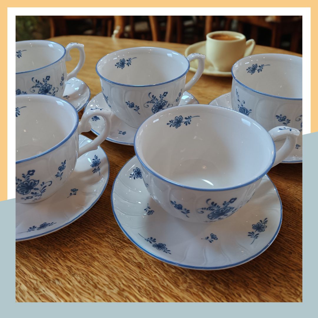 Noritake ノリタケ クラフトーン ティーカップ＆ソーサー 5客