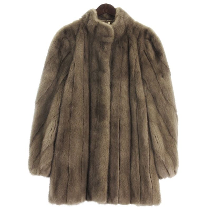 エンバ EMBA ミンクファー コート ジャケット 毛皮 ブラウン系 - メルカリ