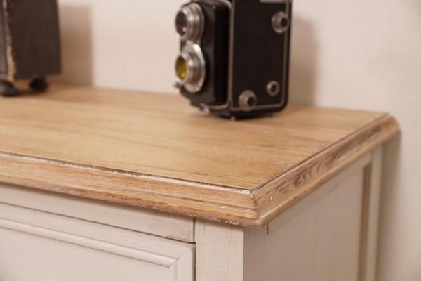 K 完成品 フレンチカントリー 引き出し5杯チェスト 幅80cm シャビーシック アンティーク調 ホワイト アウトレット MARWIL-DEMENAGEMENTS_CH