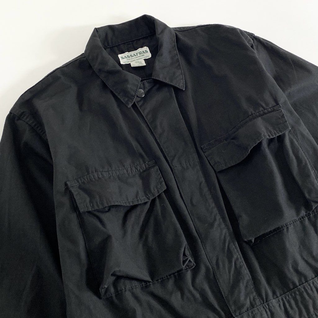 sassafras ササフラス Digs All ツナギ ギアもたっぷり入る大容量ポケット採用。ロフトマンの手がけた