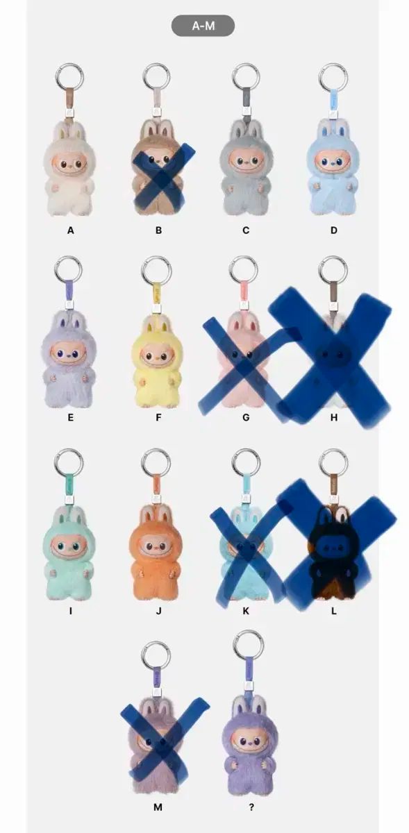 開封のみ ポップマート ラブブ ミニラブブ 私の心の中の秘密のキーホルダー a-m