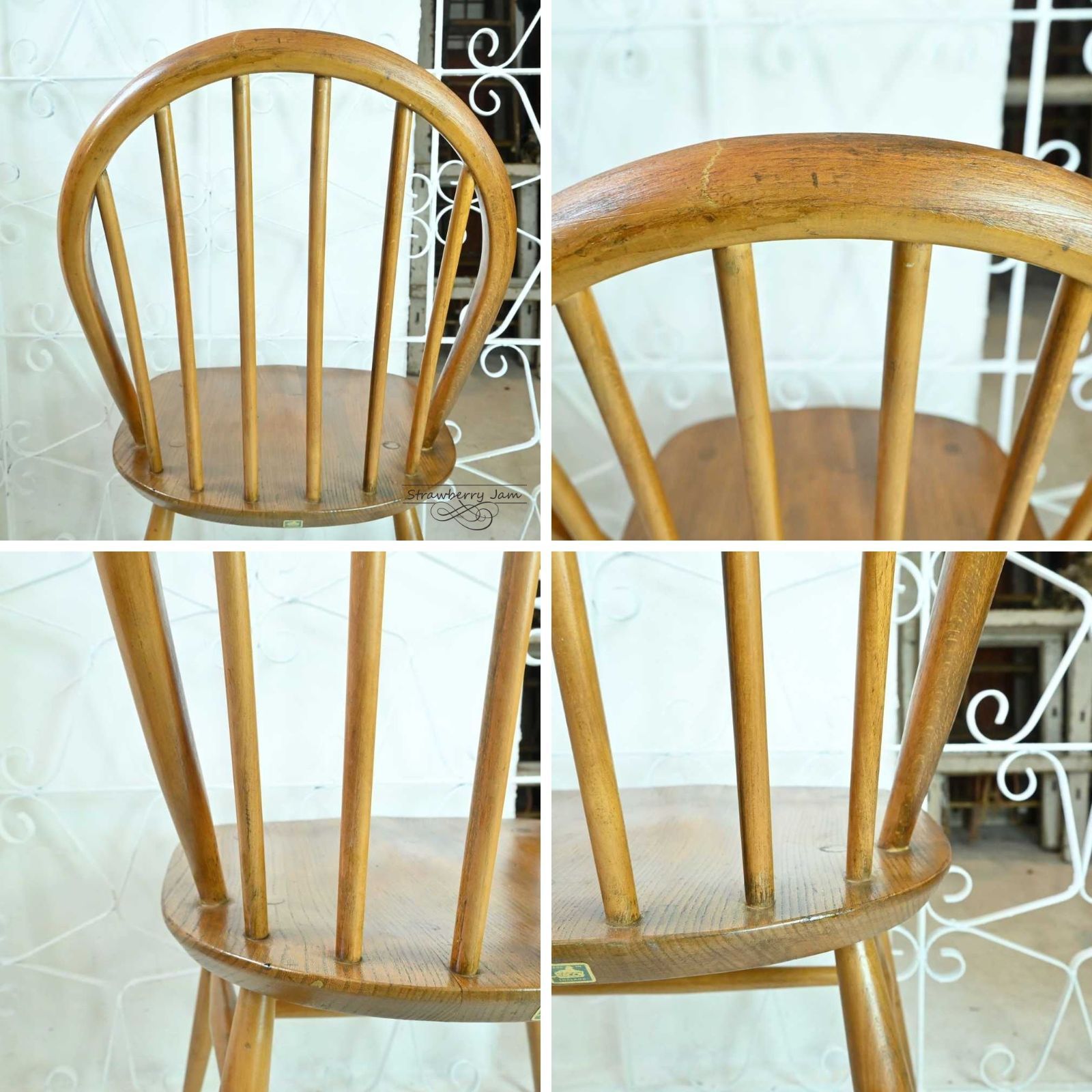 K*y様 L3705-296-1 英国ヴィンテージ ERCOL フープバックチェ L3705-296-1 英国ヴィンテージ ERCOL アーコールチェア フープ