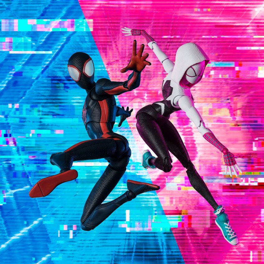 BANDAI - 【新品】スパイダーマン（マイルス・モラレス）　スパイダーグウェン 映画『スパイダーマン：アクロス・ザ・スパイダーバース』から