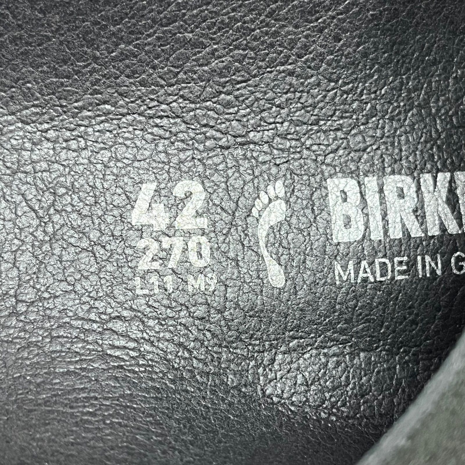  EDIFICE別注 ZURICH チューリッヒ サンダル スウェードレザー ビルケンシュトック エディフィス ブラック 42 128 M 6 コンフォートサンダル サンダル