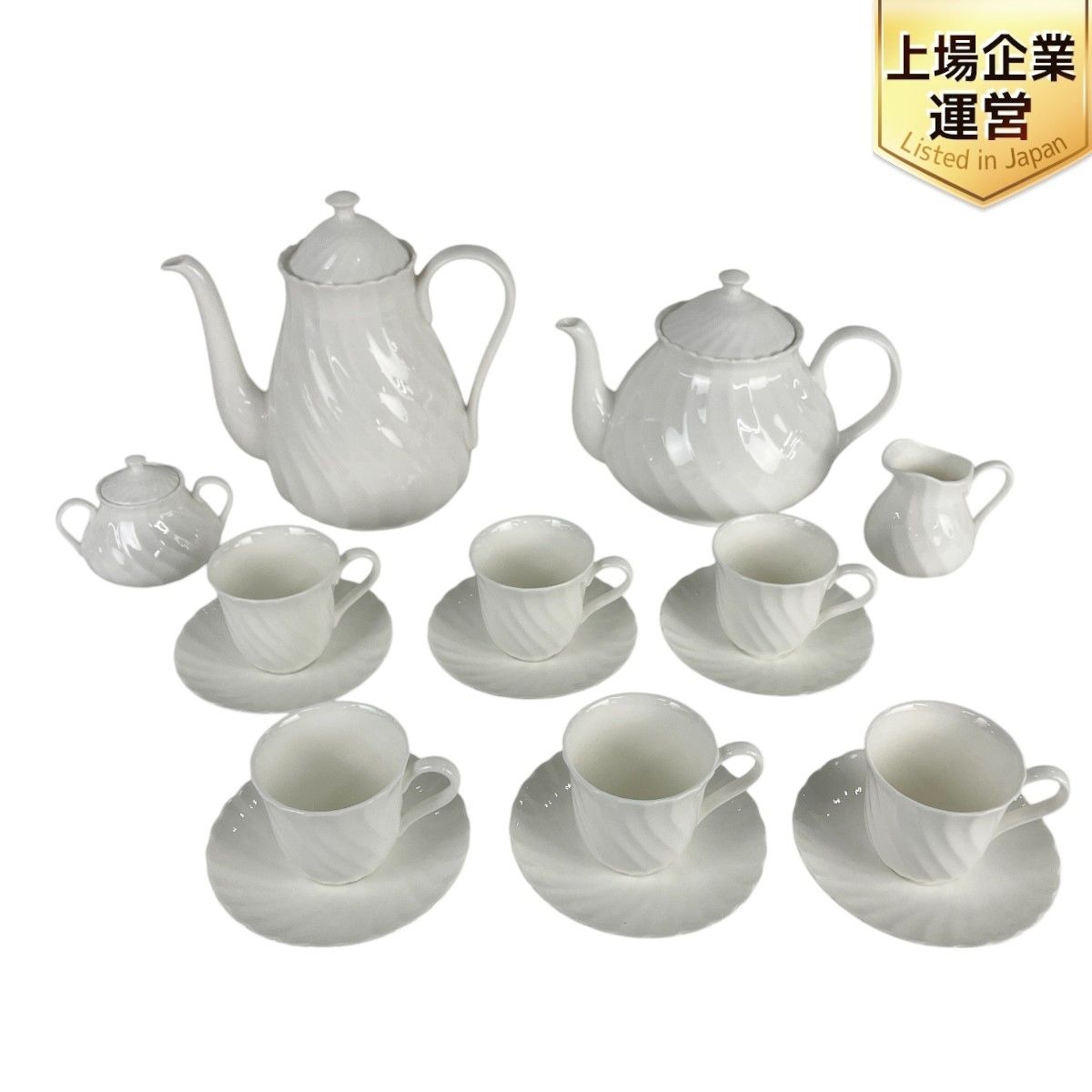 WEDGEWOOD ウェッジウッド CANDLELIGHT キャンドルライト カップ-ソーサー シュガーポット セット 良好 Y9407780