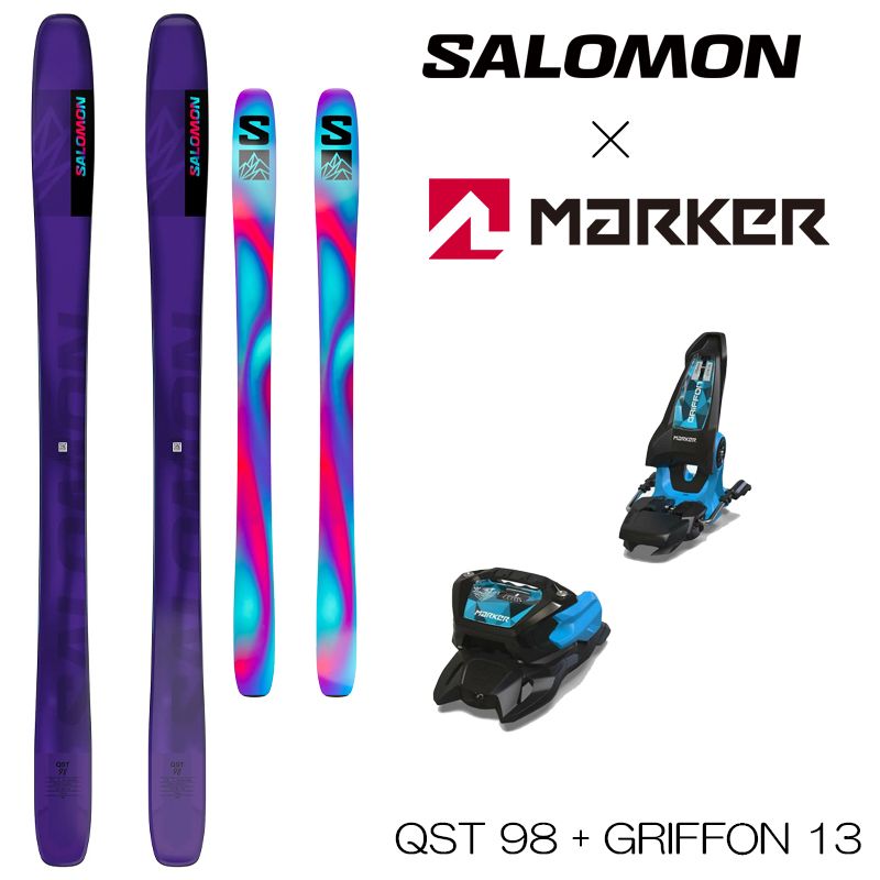 スキー板 セット メンズ サロモン 24-25 SALOMON QST キューエスティ
