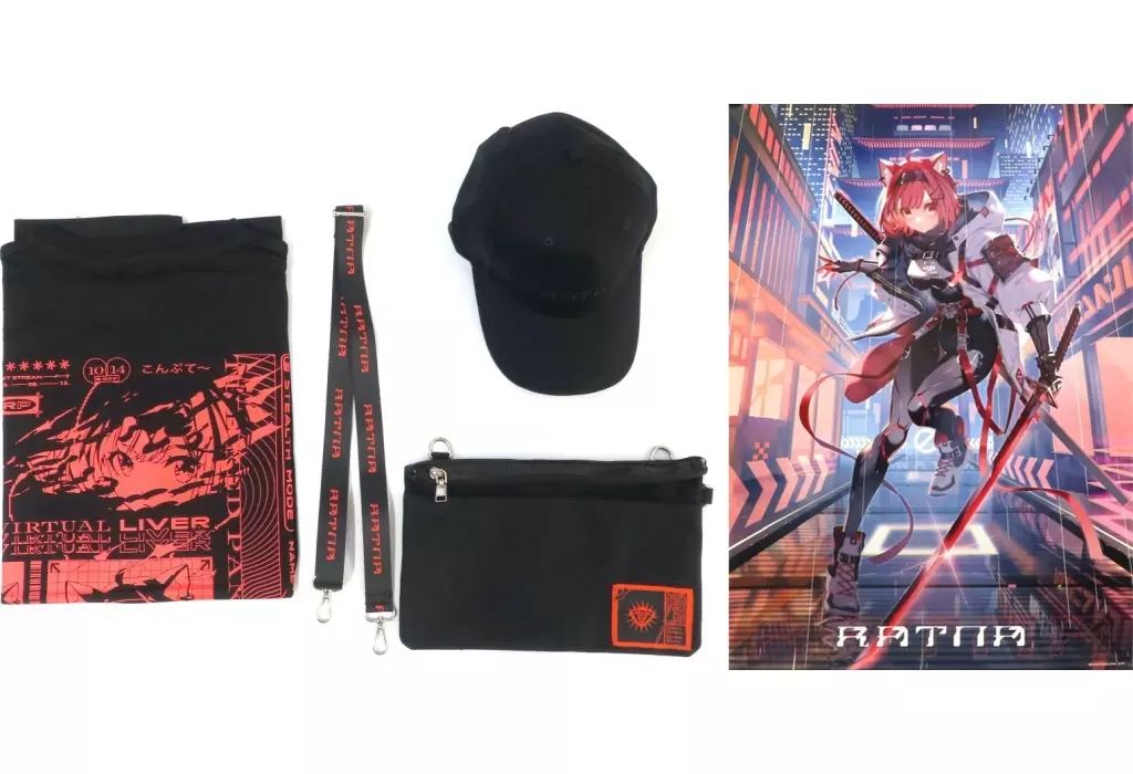グッズセット ラトナ プティ アパレルグッズセット バーチャルYouTuber にじさんじ NIJISANJI Stealth Mode Type Ratna＆Hoshikawa