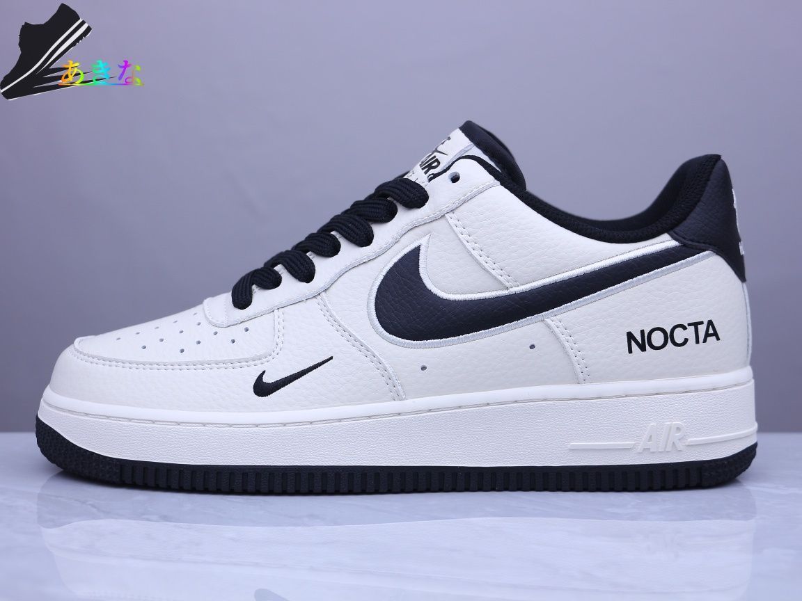 Nike Air Force 1ストリート・レトロ メンズ プレートシューズ モノクロ