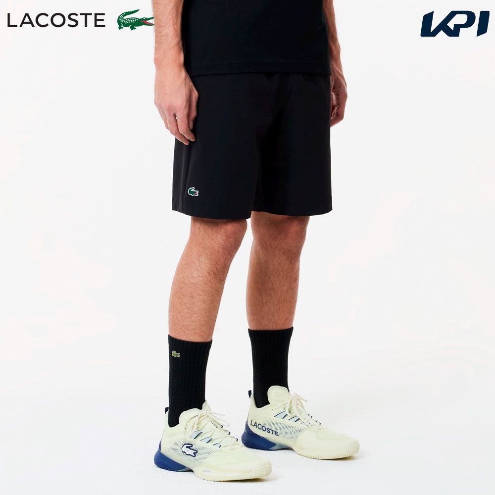 ラコステ LACOSTE テニスウェア メンズ ウルトラドライトレーニングテニスショーツ GH7452-99-031 2025SS タオルキャンペーン対象