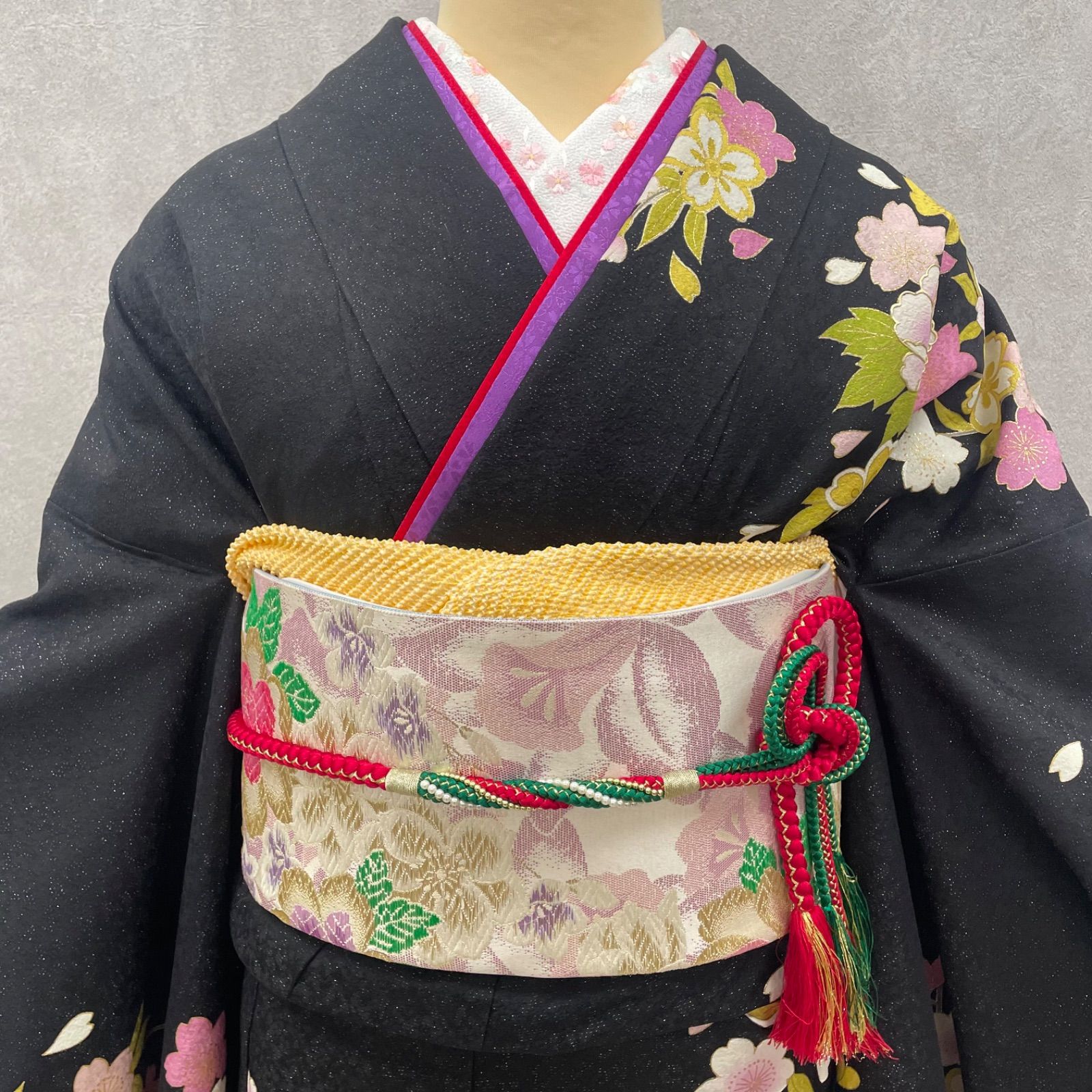 美品】♢振袖正絹フルセット（7点セット）♢ f-011 - メルカリ