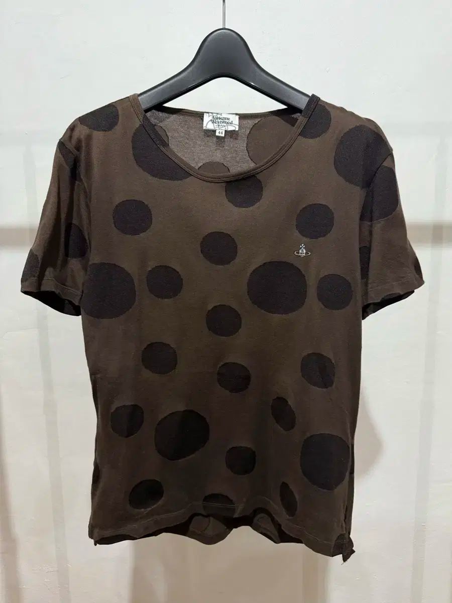 Vivienne Westwood ヴィヴィアン ウエストウッド ドット 茶色 半袖 Tシャツ