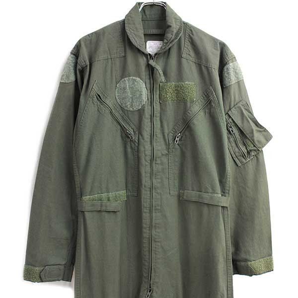 米軍 実物 CWU-27/P 38R セージグリーン デッドストック 15 米軍 CWU-27/P カバーオール アラミド フライトスーツ セージ
